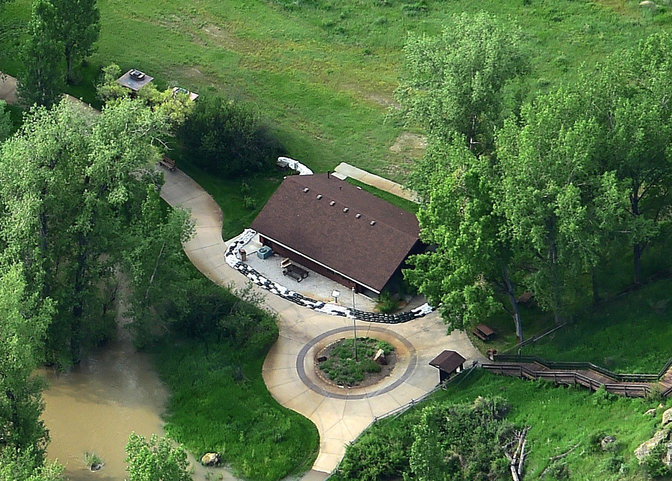 Flood pompeys building